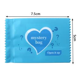 100-200pcs/lot Love Heart English Blind Bags New Empty Miniature Food Candy Toy Surprise Bag DIY Party Gift Packaging Bags