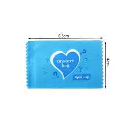100-200pcs/lot Love Heart English Blind Bags New Empty Miniature Food Candy Toy Surprise Bag DIY Party Gift Packaging Bags