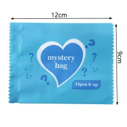 100-200pcs/lot Love Heart English Blind Bags New Empty Miniature Food Candy Toy Surprise Bag DIY Party Gift Packaging Bags