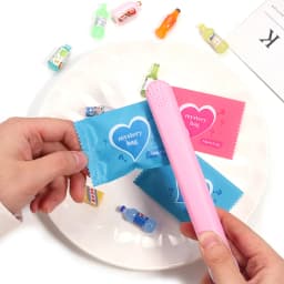 100-200pcs/lot Love Heart English Blind Bags New Empty Miniature Food Candy Toy Surprise Bag DIY Party Gift Packaging Bags