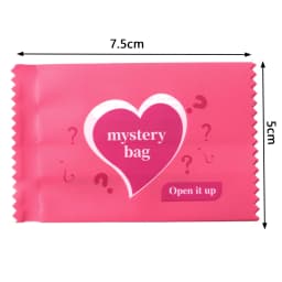 100-200pcs/lot Love Heart English Blind Bags New Empty Miniature Food Candy Toy Surprise Bag DIY Party Gift Packaging Bags