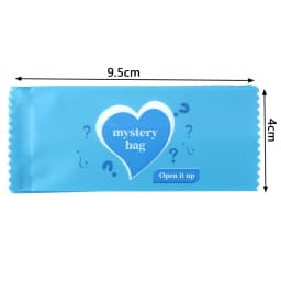 100-200pcs/lot Love Heart English Blind Bags New Empty Miniature Food Candy Toy Surprise Bag DIY Party Gift Packaging Bags