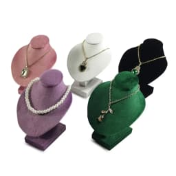 High-quality Velvet Jewelry Display Stand MiNi Necklace Display Props Human Body Model Jewelry Necklace Storage Display Props