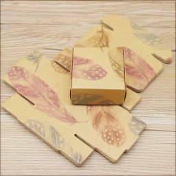 ZerongE Jewelry 10pc DIY THANK YOU Gifts Package Vintage Kraft Flower Gifts Box Packaging for Wedding Home Party Supplies