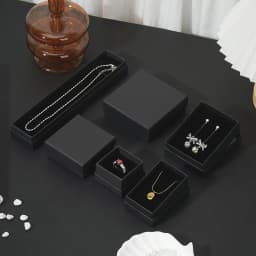 10Pcs 5x5cm 5x8cm 7x9cm 9x9cm Jewelry Kraft Paper Box Cardboard Case For Boutique Earrings Studs Rings Necklace Pendant Bracelet