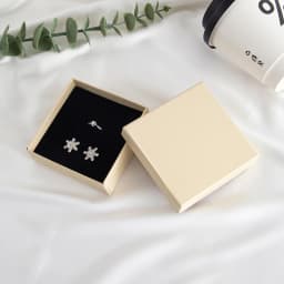 10Pcs 5x5cm 5x8cm 7x9cm 9x9cm Jewelry Kraft Paper Box Cardboard Case For Boutique Earrings Studs Rings Necklace Pendant Bracelet