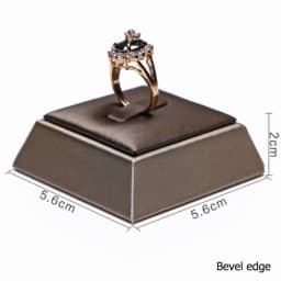 PU Brown Ring Earrings Pendant Necklace Jewelry Display Stand Set Tray Bangle Bracelet Storage Case Holder Organizer Kit