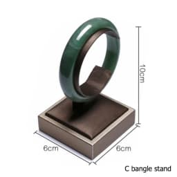 PU Brown Ring Earrings Pendant Necklace Jewelry Display Stand Set Tray Bangle Bracelet Storage Case Holder Organizer Kit