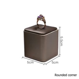 PU Brown Ring Earrings Pendant Necklace Jewelry Display Stand Set Tray Bangle Bracelet Storage Case Holder Organizer Kit