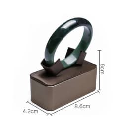 PU Brown Ring Earrings Pendant Necklace Jewelry Display Stand Set Tray Bangle Bracelet Storage Case Holder Organizer Kit