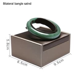 PU Brown Ring Earrings Pendant Necklace Jewelry Display Stand Set Tray Bangle Bracelet Storage Case Holder Organizer Kit