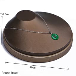 PU Brown Ring Earrings Pendant Necklace Jewelry Display Stand Set Tray Bangle Bracelet Storage Case Holder Organizer Kit