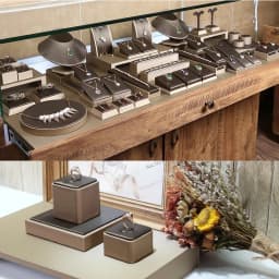 PU Brown Ring Earrings Pendant Necklace Jewelry Display Stand Set Tray Bangle Bracelet Storage Case Holder Organizer Kit