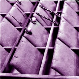 Jewelry Display Rack Purple Velvet Display Window Necklace Ring Jewelry Display Props High-End Jewelry Display Props