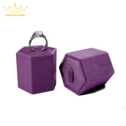 Jewelry Display Rack Purple Velvet Display Window Necklace Ring Jewelry Display Props High-End Jewelry Display Props