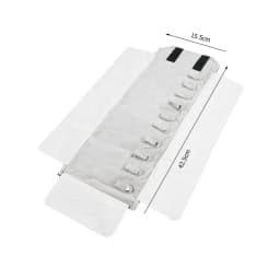 Travel Jewelry Necklace Display Holder Storage Bag Portable Chain Jewelry Roll Up Carrying Bag Case for Bracelet Gift organizer
