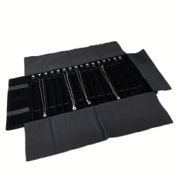 Travel Jewelry Necklace Display Holder Storage Bag Portable Chain Jewelry Roll Up Carrying Bag Case for Bracelet Gift organizer