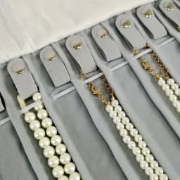 Travel Jewelry Necklace Display Holder Storage Bag Portable Chain Jewelry Roll Up Carrying Bag Case for Bracelet Gift organizer
