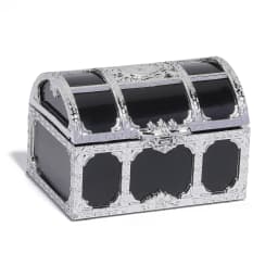 1pc Transparent Pirate Treasure Fashion Storage Box Organizer Earrings Crystal Jewelry Trinket Necklace Bracelet Jewelry Storage