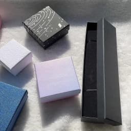 Wholesale 1PC Paper Jewelry Box Bracelet Necklace Ring Earring Box Handmde Kraft Wedding Gifts Packaging Box Jewelry Accessories