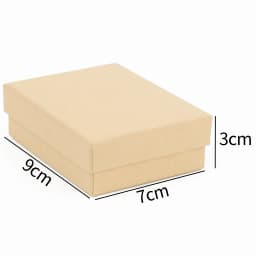 Wholesale 1PC Paper Jewelry Box Bracelet Necklace Ring Earring Box Handmde Kraft Wedding Gifts Packaging Box Jewelry Accessories