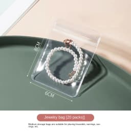 Jewelry Storage Box, Earrings, Anti-Oxidation, Rings, Hand Ornaments, Transparent Dustproof Storage Bags, Necklaces