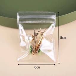 10/50Pcs Transparent PVC Jewelry Organizer Pouches Bags Anti-Oxidation Earring Pendant Necklace Bracelet Storage Holder Box