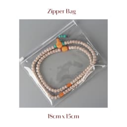 10/20 PCS Zipper Bag Jewelry Plastic PVC Transparent Bracelet Necklace Earrings Storage Gift Bag For Small Business Packaging