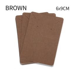 50pcs/lot Earrings Necklaces Display Cards for Jewelry Boxed and Packaging Cardboard Hang Tag Card Ear Studs Paper Card 6x9cm