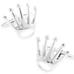 1 Pairs Crown Sleeve Nails Men's Shirt Cufflinks Cuff Links Buttons Jewelry Clothing Accessories