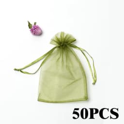 10-50pcs/lot Colorful Jewelry Packaging Bags 7*9 9*12 10*15 13*18cm Organza Bag Gift Storage Wedding Drawstring Bag Wholesale