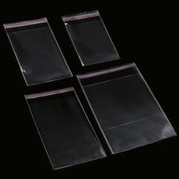 100pcs/lot Transparent Self Adhesive Bags Resealable Waterproof Gift Food Candy Packaging OPP Plastic Bag Storage Bag Wholesale