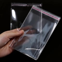 100pcs/lot Transparent Self Adhesive Bags Resealable Waterproof Gift Food Candy Packaging OPP Plastic Bag Storage Bag Wholesale