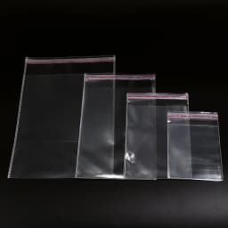 100pcs/lot Transparent Self Adhesive Bags Resealable Waterproof Gift Food Candy Packaging OPP Plastic Bag Storage Bag Wholesale