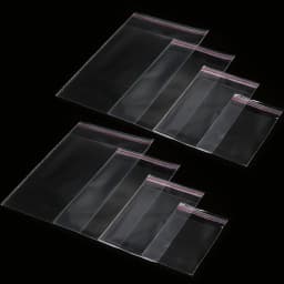 100pcs/lot Transparent Self Adhesive Bags Resealable Waterproof Gift Food Candy Packaging OPP Plastic Bag Storage Bag Wholesale