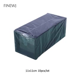 Bulk Lot of 10 PE Film Display Box Ring Earring Jewelry Stand Holder Membrane Case Coin Container Floating Presentation Retainer