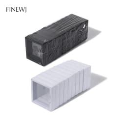 Bulk Lot of 10 PE Film Display Box Ring Earring Jewelry Stand Holder Membrane Case Coin Container Floating Presentation Retainer