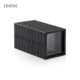 Bulk Lot of 10 PE Film Display Box Ring Earring Jewelry Stand Holder Membrane Case Coin Container Floating Presentation Retainer