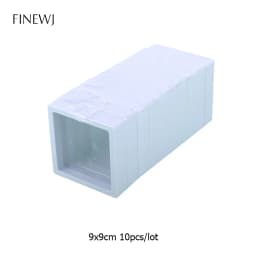 Bulk Lot of 10 PE Film Display Box Ring Earring Jewelry Stand Holder Membrane Case Coin Container Floating Presentation Retainer