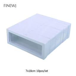 Bulk Lot of 10 PE Film Display Box Ring Earring Jewelry Stand Holder Membrane Case Coin Container Floating Presentation Retainer