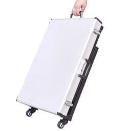 Night Market Stall Jewelry Box Portable Foldable Jewelry Organizer Boxes Multifunctional Aluminum Earring Display Stand