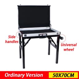 Night Market Stall Jewelry Box Portable Foldable Jewelry Organizer Boxes Multifunctional Aluminum Earring Display Stand