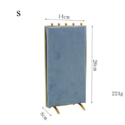 Screen S/L Options Necklace Pendants Jewelry Stand Organizer Silky Velvet Jewelry Display Mannequin Model Bust Show Exhibitor