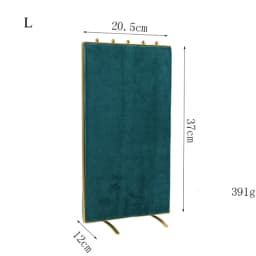 Screen S/L Options Necklace Pendants Jewelry Stand Organizer Silky Velvet Jewelry Display Mannequin Model Bust Show Exhibitor