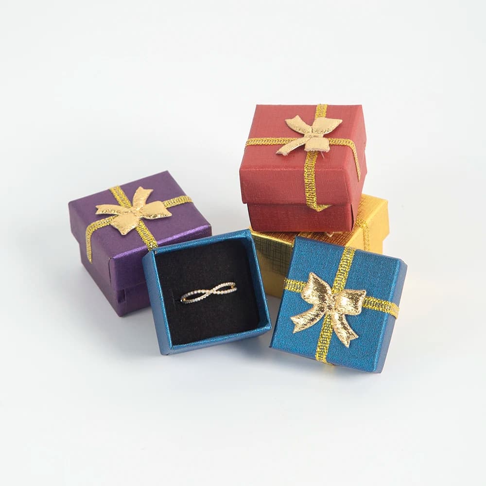 10pcs/lot Travel Weddings Jewelry Packaging Gift Box Case Bangles Rings Boxes Stud Earrings Western Jewelry Storage For Women