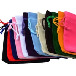 25pcs/Lot Jewelry Packing Velvet Bags Gift Display Packing Storage Wedding Candy Drawstring Pouches Wholesales