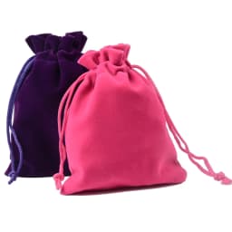 25pcs/Lot Jewelry Packing Velvet Bags Gift Display Packing Storage Wedding Candy Drawstring Pouches Wholesales