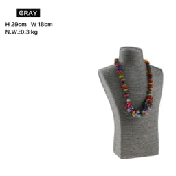Design Necklace Hanger Top Sell Jewellery Display Bust Model Rack Hemp Rope Necklace Display Stand Holder Nice New High Quality