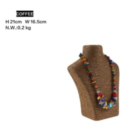 Design Necklace Hanger Top Sell Jewellery Display Bust Model Rack Hemp Rope Necklace Display Stand Holder Nice New High Quality