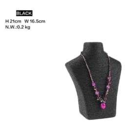 Design Necklace Hanger Top Sell Jewellery Display Bust Model Rack Hemp Rope Necklace Display Stand Holder Nice New High Quality